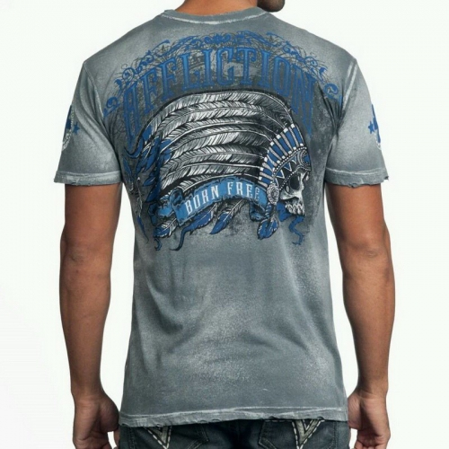 Футболка Affliction Tomahawk Grey ціна